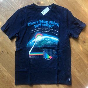 NWT GapKids t-shirt - "Clear blue skies, but why?" - size XXL